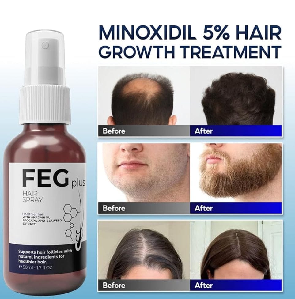 FEG PLUS Hair Growth Spray ( Made in USA )
